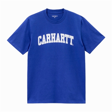 Carhartt WIP T-shirt University Dark Lazurite/White